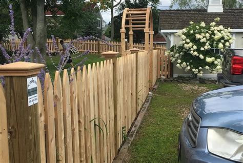 Professional Wood Fence Installation J C Fence Company