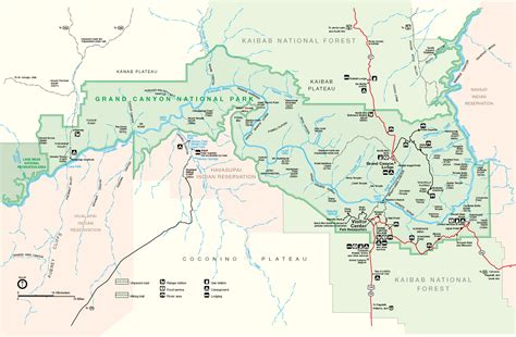 Grand Canyon National Park Map | World Map 07