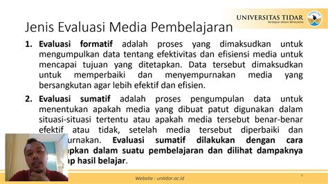 Evaluasi Media Pembelajaran Youtube