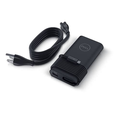 Best Buy 90w Usb C Power Adapter Plus For Dell Laptops And Usb A Mobile Devices Black C1jyd