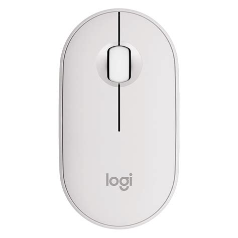 Mouse Sem Fio Logitech Pebble M Branco Usb Ou Bluetooth Escorrega