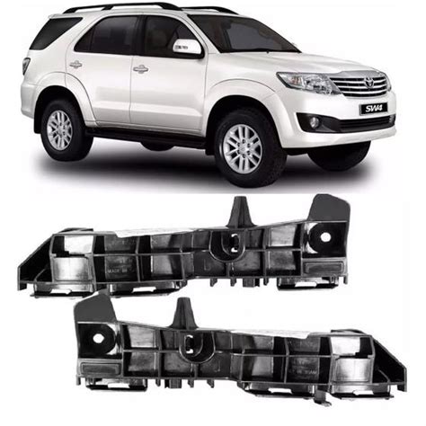 Par Suporte Guia Parachoque Dianteiro Hilux SW4 2012 2013 2014 2015