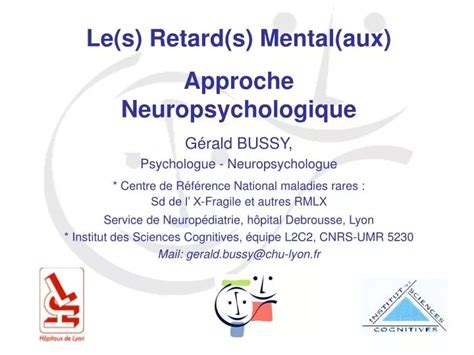 Ppt Le S Retard S Mental Aux Approche Neuropsychologique