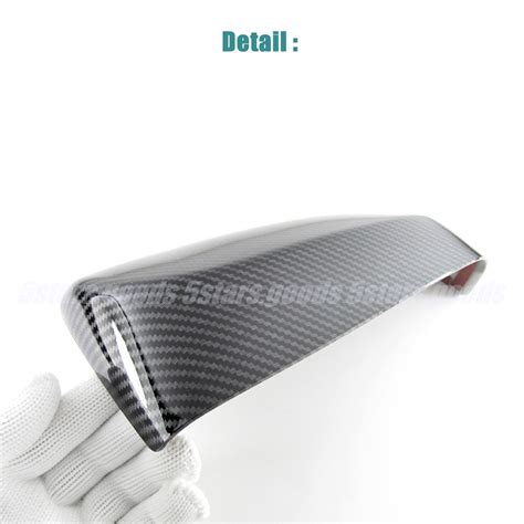 Carbon Fiber Mirror Door Handle Covers Trims For 12 18 Toyota Yaris