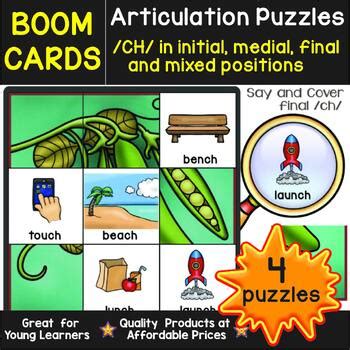 Ch Articulation Games Boom Cards By Busy Bee Studio Tpt