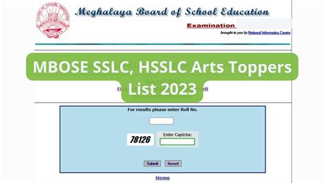 Mbose Sslc Hsslc Arts Toppers List Samridhya Das Tlarisa Lamin