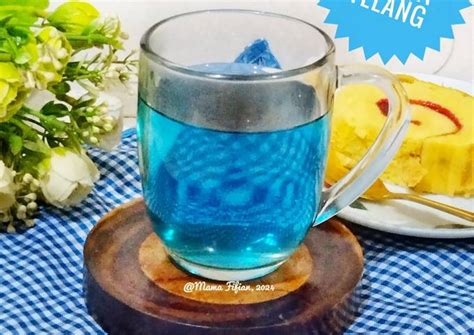 Resep Wedang Bunga Telang Oleh Lanjarsih Mama Fifian MasakanRumahan