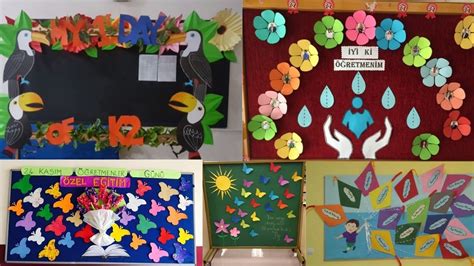 Preschool Bulletin Board Decoration School Notice Class Idea You