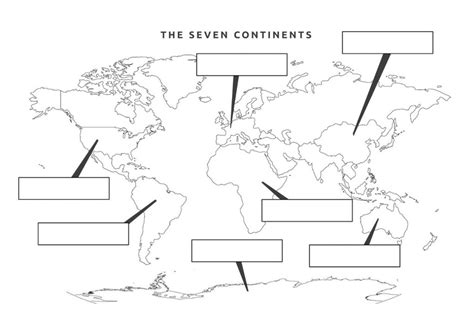 7 Continents and Oceans Diagram | Quizlet