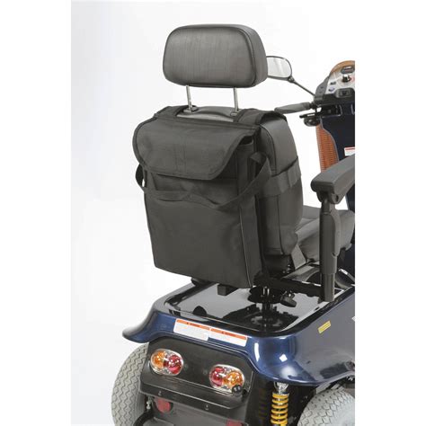 Drive Black Lightweight Backrest Storage Shopping Bag For Mobility