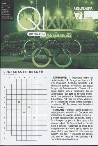 Palavras Cruzadas A Recreativa Qi Nº 255 MercadoLivre