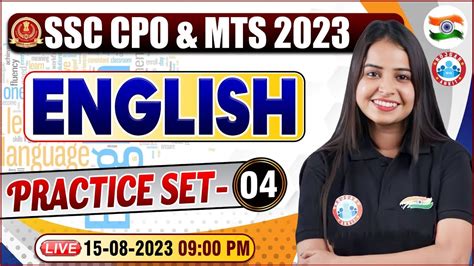 SSC CPO 2023 CPO English Practice Set 04 SSC MTS CPO Class SSC