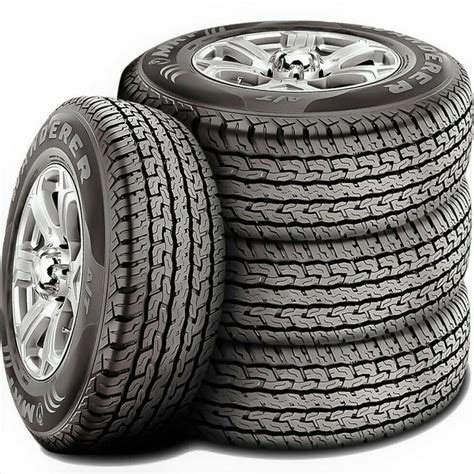 Set Of 4 Four Mrf Wanderer At 26560r18 110t At All Terrain Tires