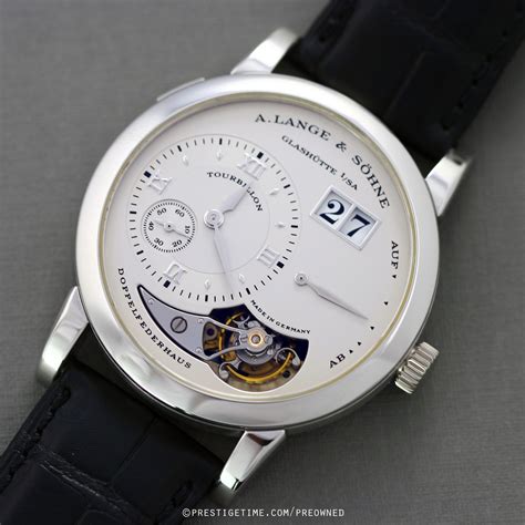 Pre-owned A. Lange & Sohne Lange 1 Tourbillon 704.025 | Luxury watches for men, Tourbillon ...