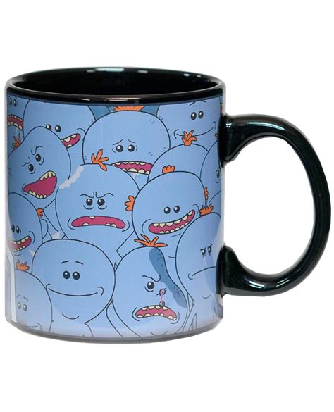 Taza De Ceramica Sensible Al Calor Rick And Morty Mr Meeseeks Gameplanet