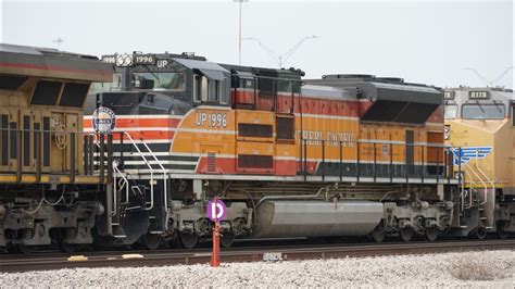 UP 1996 Southern Pacific Heritage Unit Heading Eastbound Through Tower