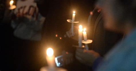 Vigil Shines A Light On Domestic Violence News