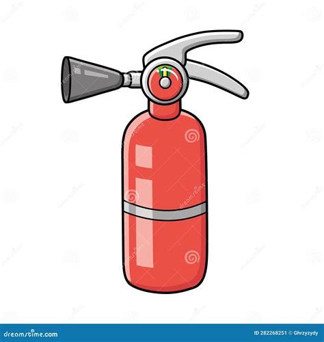 Fire Extinguisher Isolated Stock Vector Illustration Of Extinguisher 282268251