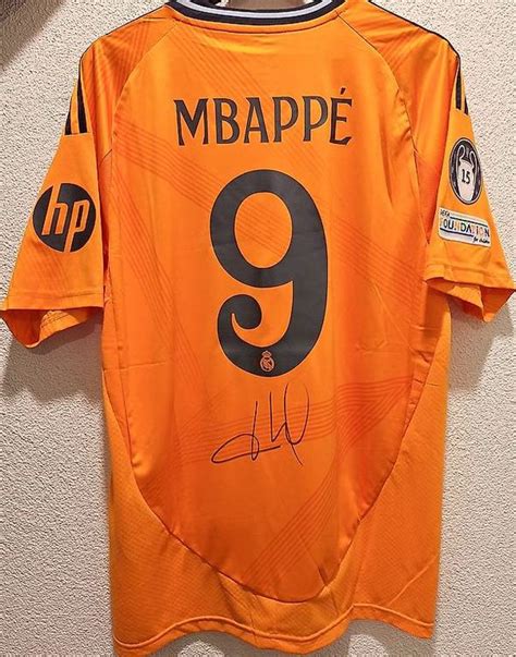 Kylian Mbappe SIGNIERT Real Madrid Trikot 2024 2025 Kaufen Auf