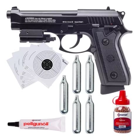 P1 Crosman Co2 Tipo Beretta 92a1 Automatica 177 4 5mm Xtr C Envío gratis