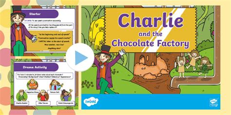 Drama Activity Powerpoint To Support Teaching On Charlie And The Chocolate