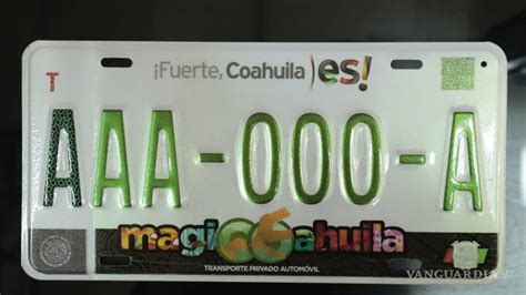 Blindan nuevas placas de Coahuila con códigos QR y patrones