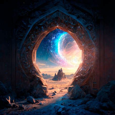 A Beautiful Portal To Another World A Transition To Another Space A