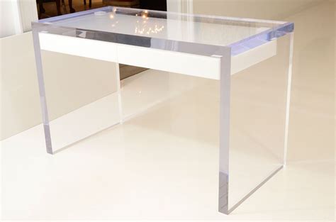 Magnificent Large Lucite Desk With Drawers Desk With Drawers Lucite