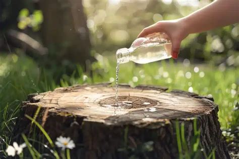 Vinaigre blanc pour détruire une souche d arbre facilement