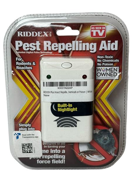 Riddex Plus Pest Repeller For Rodents And Insects Plug In Indoor