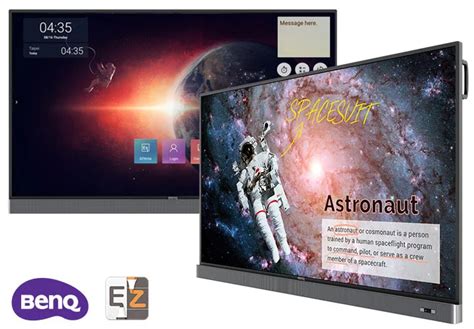 Benq Essential Rm Series Interactive Flat Panels Integrate Av