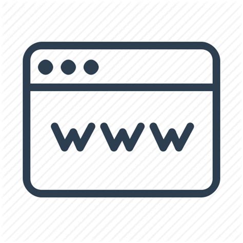 Web Address Icon At Getdrawings Free Download