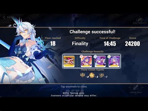 Beta Honkai Impact Sea Elysian Realm Finality Difficulty With