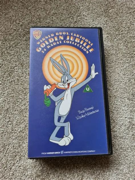 Warner Bros Cartoons Golden Jubilee Vhs Karat Collection Bugs