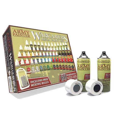 Buy The Army Painter Wargamers Mega Paint Set Bundle With Oz Matt