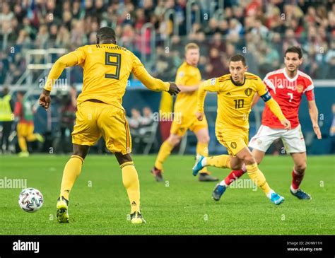 Saint Petersburg Russia November Belgium National Football