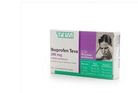 Ibuprofen Teva Tabletki Powlekane G Tabl Aptekacurate Pl