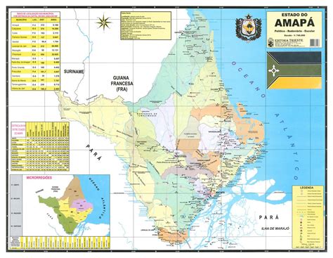 Geografia Do Amapá - Mapa Do Estado Amapa - FDPLEARN