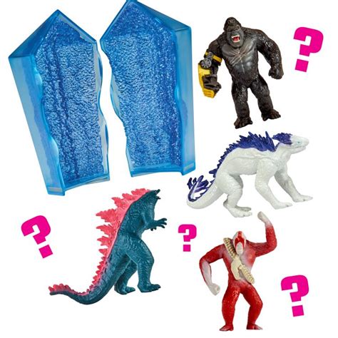 Godzilla X Kong The New Empire Hollow Earth Crystal With Surprise Monster Box Of 8 Random Figures