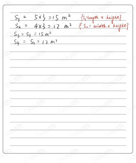 Solved A Room Is 5 Mathrm M Long 4 Mathrm M Wide And 3 Mathrm M High