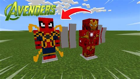 SAIU NOVOS ITENS DOS VINGADORES NO MINECRAFT PE Minecraft Pocket