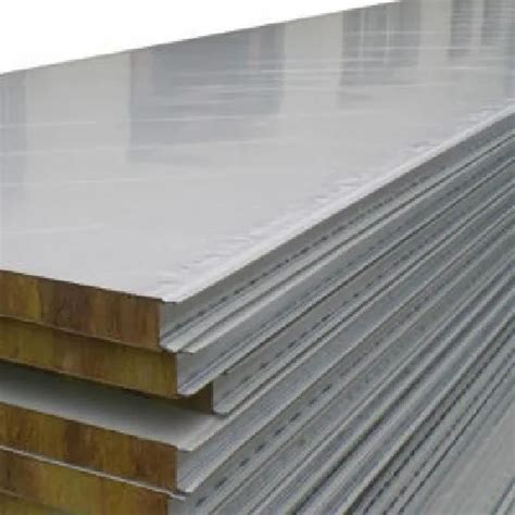 Steel Stainless Steel Coated Rockwool Slab For Walls Partitions