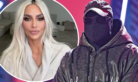 Kanye West Dons Full Face Covering As He Refers To Kim Kardashian At