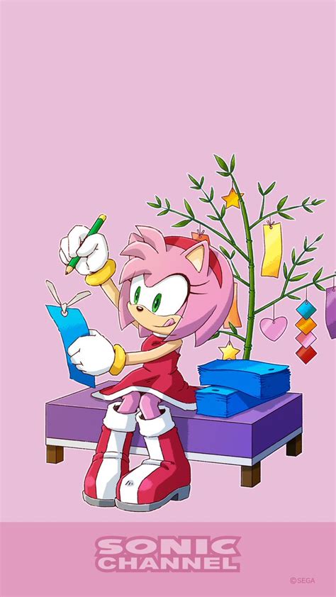 「new Official Artwork Of Amy Rose For Jul」tails Channel · Sonic The