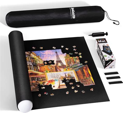 Amazon Becko Us Pc Jigsaw Puzzle Mat Roll Up With Black Pump