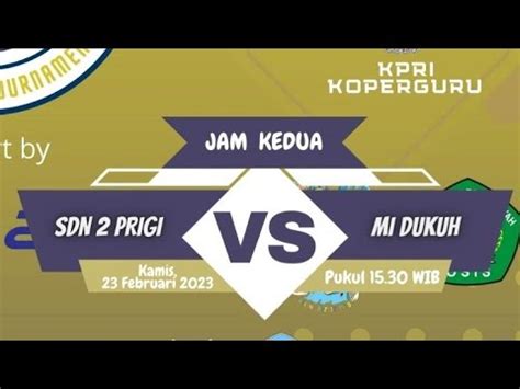 Turnamen Bola Voli Putra Sdn Pakel Sdn Prigi Vs Mi Dukuh