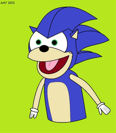 Sonic Puppet by AngusMcTavish on DeviantArt