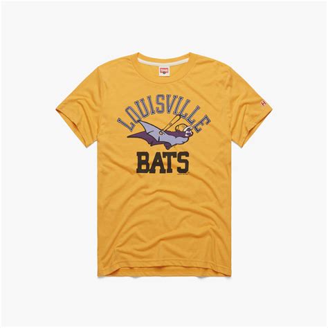 Louisville Bats Retro Minor League Baseball T Shirt Homage