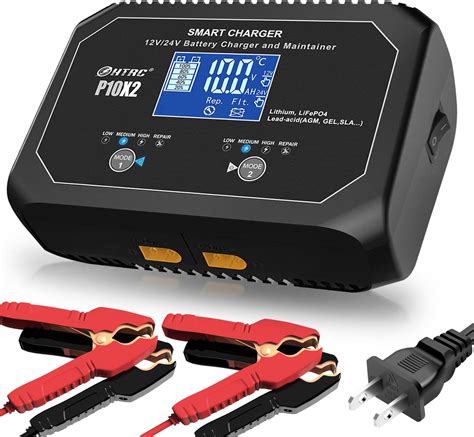 20 Amp 10 Amp 2 Bank Dual Smart Marine Chargerfully Automatic Car Battery Charger