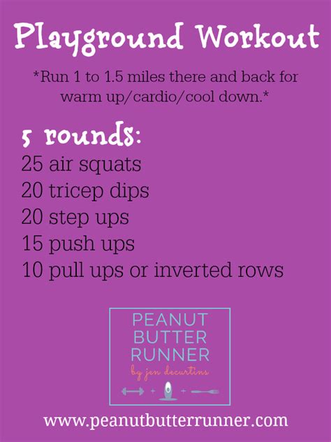 An Outdoor Park Workout + Weekly Workouts - Peanut Butter Runner